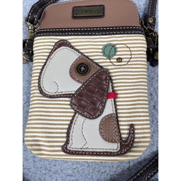 Chala Toffy Dog Cellphone Crossbody Handbag Keychain - Picture 7 of 8